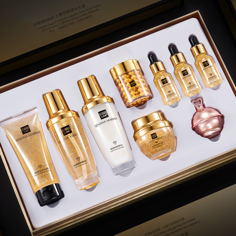 Luxury Gold Skincare - Ensemble de soins de la peau