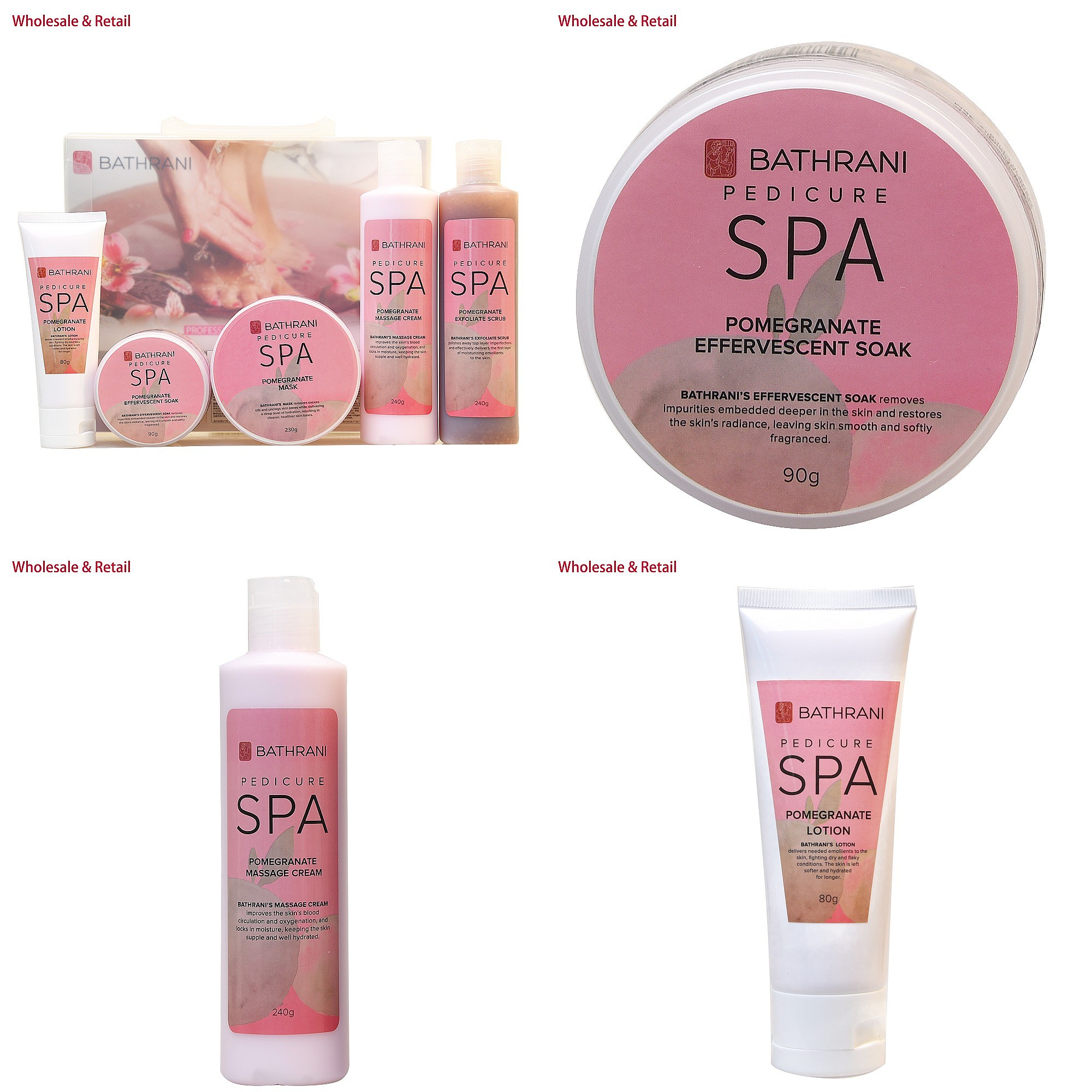 Luxury Gold Skincare - Kit de pédicure spa, système de
