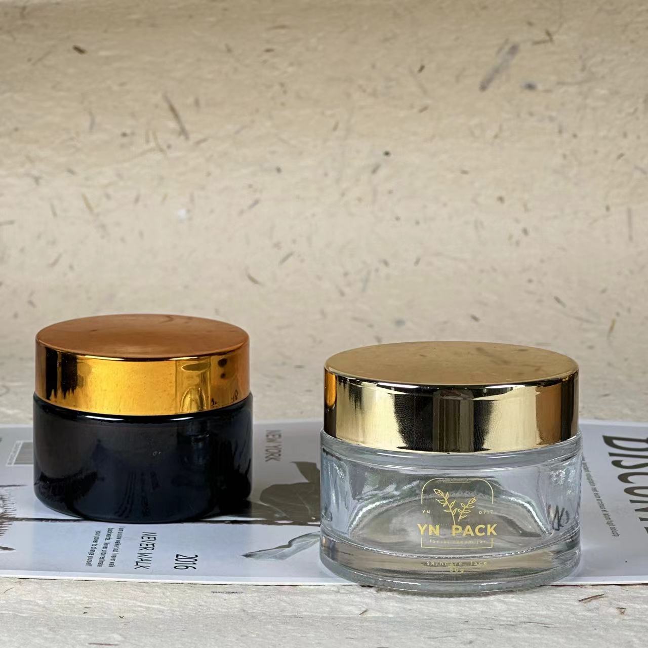 Verre dépoli de luxe avec couv - Luxury Gold Skincare avis et prix