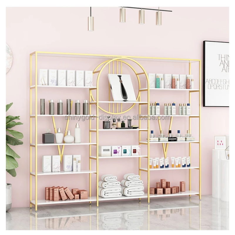 Étagère de présentation de pro - Luxury Gold Skincare avis et prix