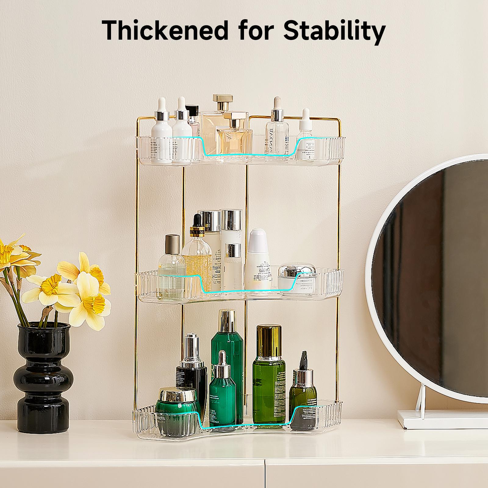 Étagère de rangement d'angle à - Luxury Gold Skincare avis et prix